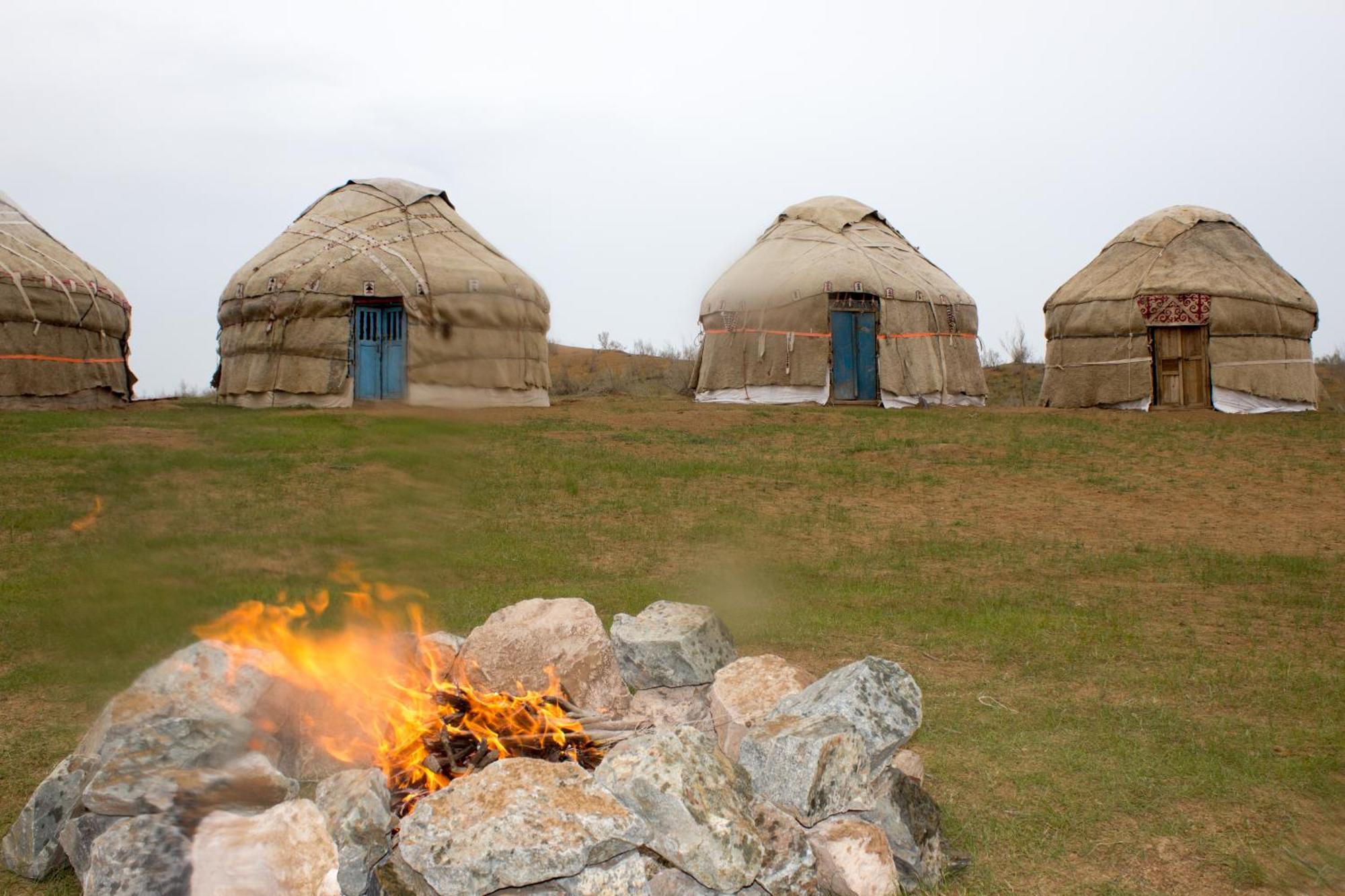 فندق Authentic Uzbek Yurt Camp Eco-Friendly Nurota المظهر الخارجي الصورة