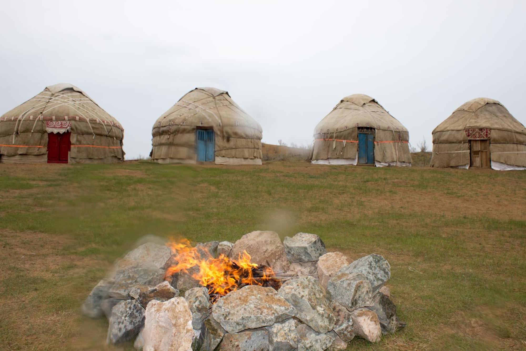 فندق Authentic Uzbek Yurt Camp Eco-Friendly Nurota المظهر الخارجي الصورة