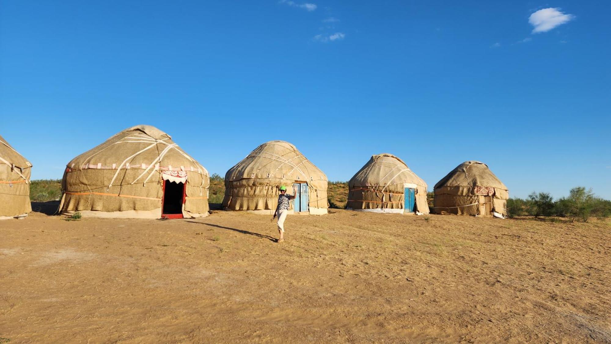 فندق Authentic Uzbek Yurt Camp Eco-Friendly Nurota المظهر الخارجي الصورة