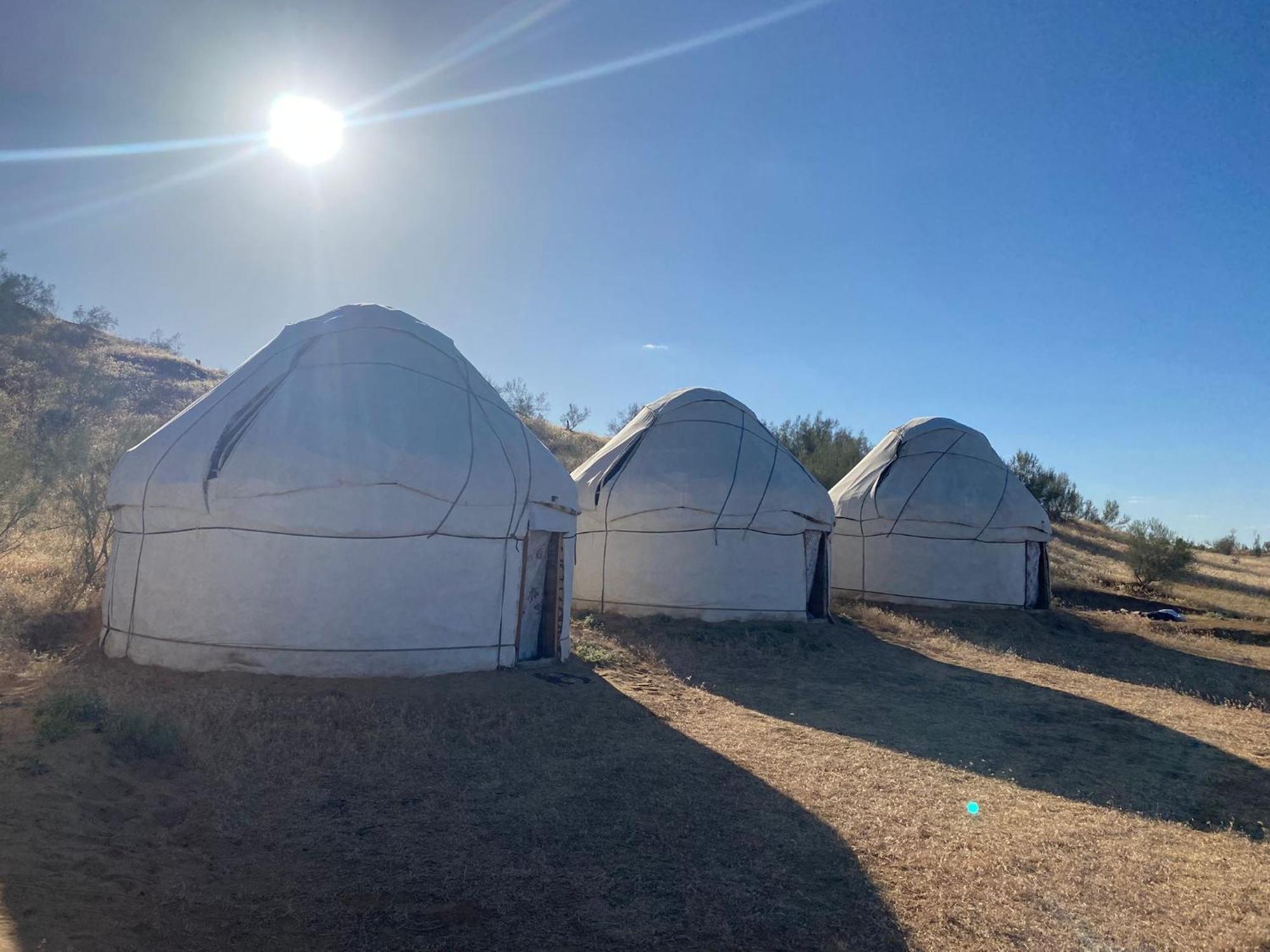 فندق Authentic Uzbek Yurt Camp Eco-Friendly Nurota المظهر الخارجي الصورة