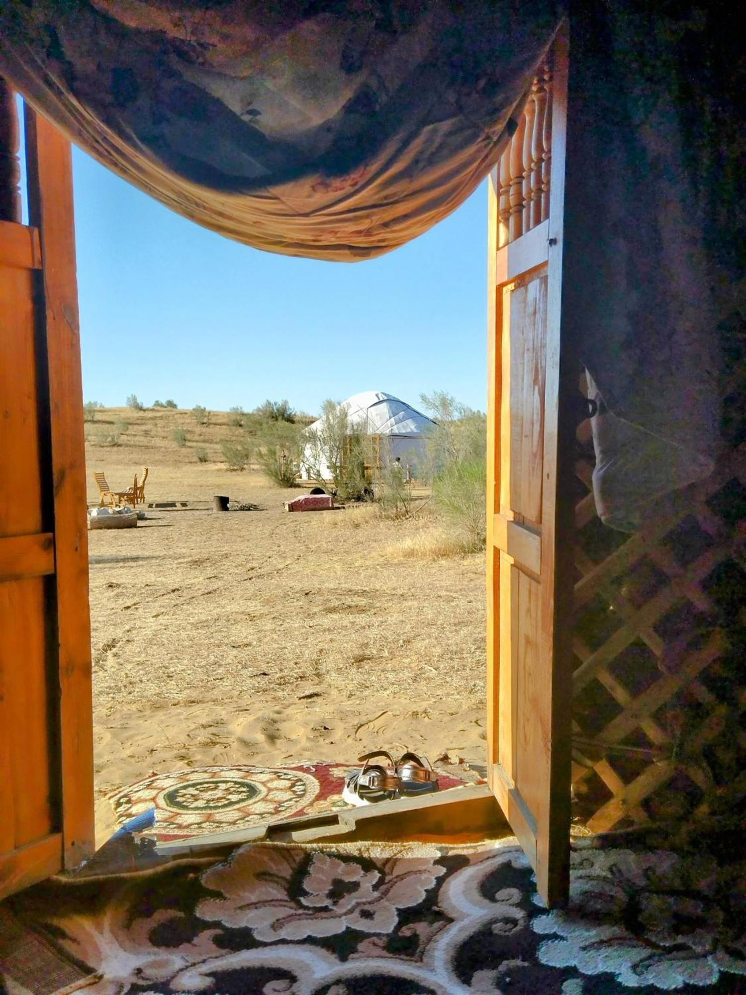 فندق Authentic Uzbek Yurt Camp Eco-Friendly Nurota المظهر الخارجي الصورة