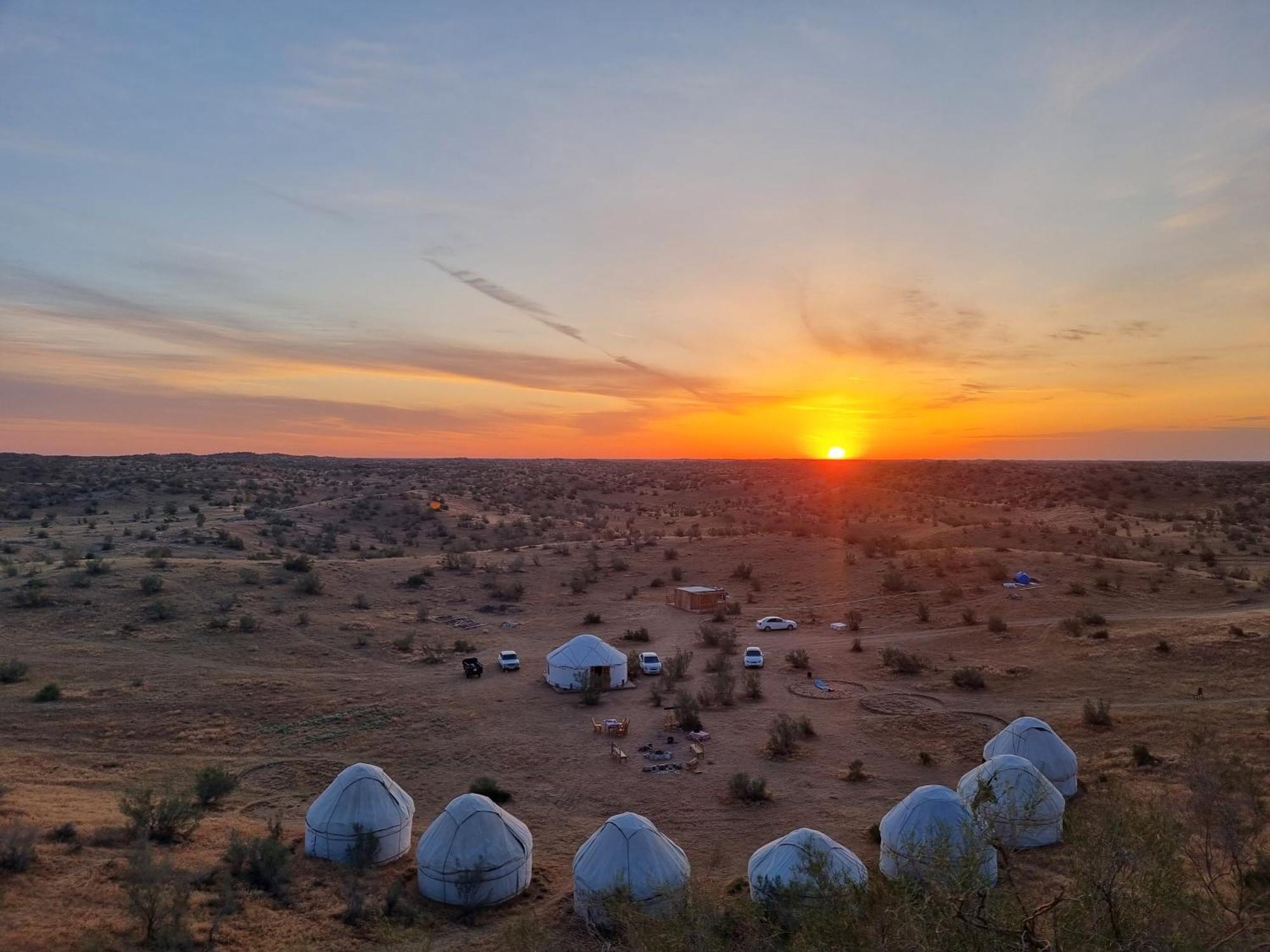 فندق Authentic Uzbek Yurt Camp Eco-Friendly Nurota المظهر الخارجي الصورة